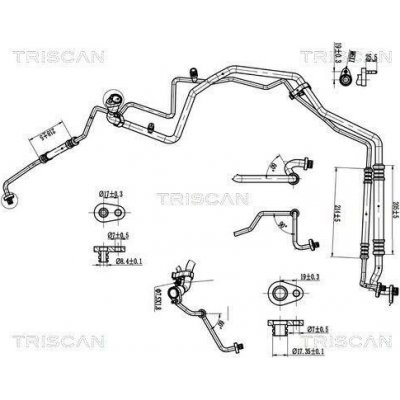 Vysokotlaké / nízkotlaké vedení, klimatizace TRISCAN 9010 28045 | Zboží Auto