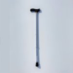 AWD Vycházková hůl ve tvaru T stříbrná – Zboží Mobilmania