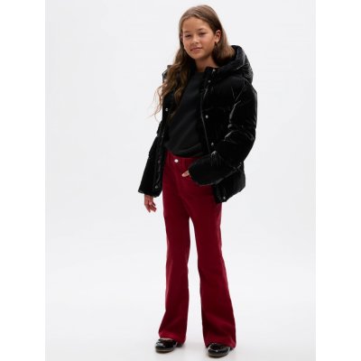 GAP Dětské sametové džíny flare Červená – Zboží Dáma