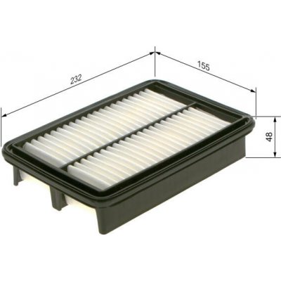 Vzduchový filtr BOSCH F 026 400 458 – Hledejceny.cz