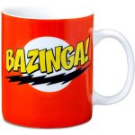 Keramický hrnek CurePink Big Bang Theory/Teorie velkého třesku Bazinga bílý 300 ml – Zbozi.Blesk.cz