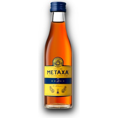 Metaxa 5* 38% 0,05 l (holá láhev) – Hledejceny.cz