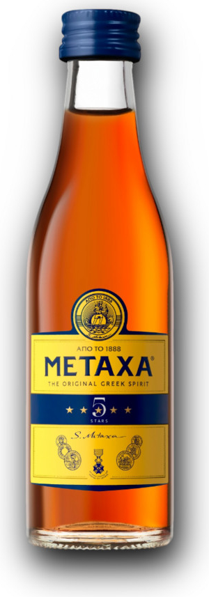 Metaxa 5* 38% 0,05 l (holá láhev)