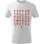 Muttichovy značky Krkonoše tričko dětské bavlněné bílá – Sleviste.cz