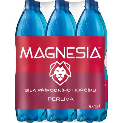 Magnesia Přírodní perlivá multipack 6 x 1,5 l – Hledejceny.cz