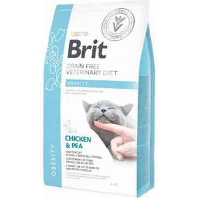 Brit Veterinary Diets Cat GF Obesity 2 kg