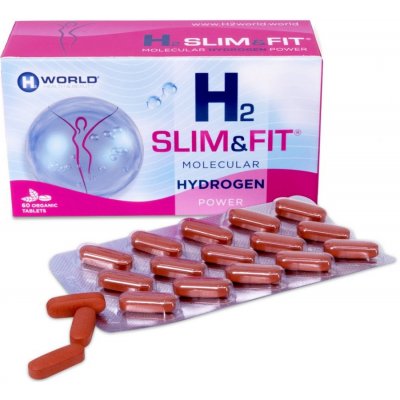H2 WORLD SLIM&FIT pro přeměnu tuku na teplo 60 tablet