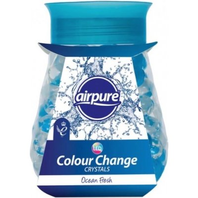 Airpure gel Change Ocean Fresh vonné svítící krystaly 300 g – Hledejceny.cz