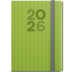 Oskar Vigo A5 Týdenní 2026 zelená – Zboží Dáma