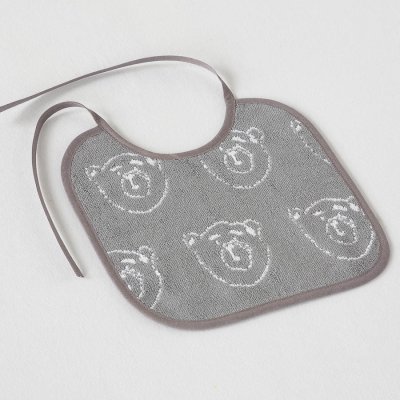 Veba Grand Medvědi tmavá s šedou lemovkou 25 x 25 cm slintáček – Zboží Dáma