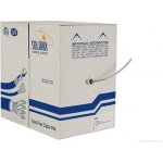 Solarix SXKD-5E-FTP-PVC CAT5e, FTP PVC, drát, 305m, šedý – Zboží Živě