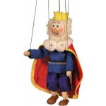 Mašek umělecká výroba Loutka dřevěná Král 1 20 cm – Sleviste.cz