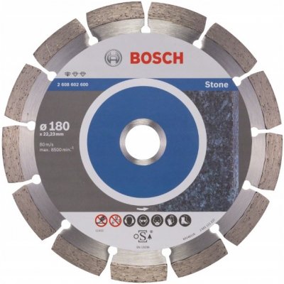 Bosch diamantový řezný kotouč Professional for Stone 180mm 2608602600 – Zboží Mobilmania