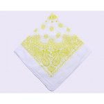 šátek Urban Classics Bandana White/Yellow – Zboží Dáma