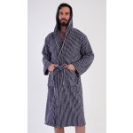 Vienetta pánský župan s kapucí tmavě modrá – Zboží Dáma Vienetta pánský župan s kapucí tmavě modrá – Zboží Dáma