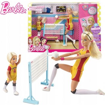 Barbie trenérka Volejbalová sada