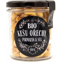 Kešu ořechy s parmezánem a Fleur de Sel BIO 180 g