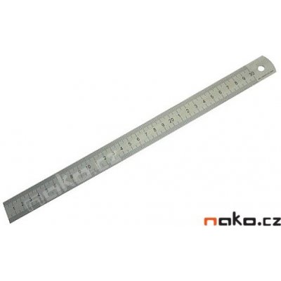 KINEX Měřítko ocelové tenké INOX 300 mm, 1022 – Zbozi.Blesk.cz