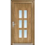 OknaDvereNaMiru.cz Vchodové plastové dveře STYL 114 antracit 110 x 210 cm – Hledejceny.cz