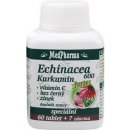 MedPharma Echinacea 600 Forte kurkumin vit. C bez černý zinek 67 tablet