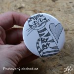 Kočičí - button neboli placka – Hledejceny.cz