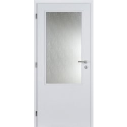 Doornite Basic 2/3 sklo, 60 L, 646 × 1983 mm, lakované, levé, bílé, prosklené C1HMF2.60L1