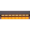 Exteriérové osvětlení Stualarm LED světelná alej, 32x 3W LED, oranžová s displejem 910mm, ECE R10