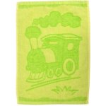 Profod Dětský ručník Train 30 x 50 cm Zelená – Zboží Mobilmania