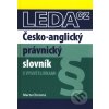 Česko-anglický právnický slovník - 3. vydání - Marta Chromá