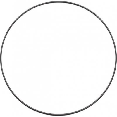 Kovový kruh na lapač snů 30 cm, černý – Zbozi.Blesk.cz