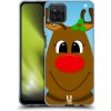 Pouzdro a kryt na mobilní telefon Samsung Pouzdro Head Case Samsung Galaxy A12 VÁNOCE RUDOLF SOB