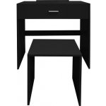 Aga Toaletní stolek s taburetem MRDT13-MB Černý – Sleviste.cz