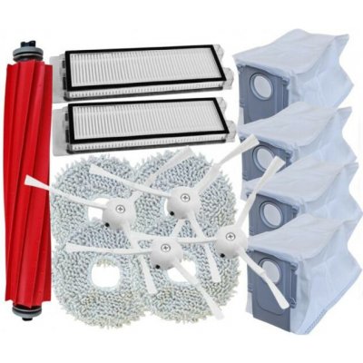 NipponCEC Roborock Qrevo S Serie hepa filtry a kartáče a mopovací textilie 15 ks – Sleviste.cz