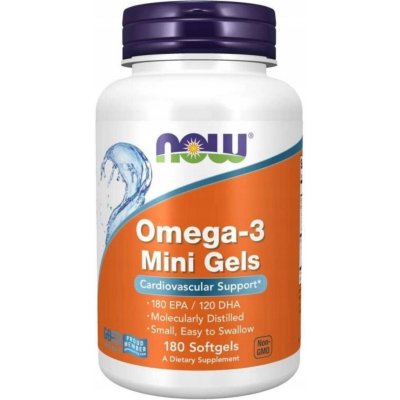 NOW Foods Omega-3 gumové bonbony 180 ks – Hledejceny.cz