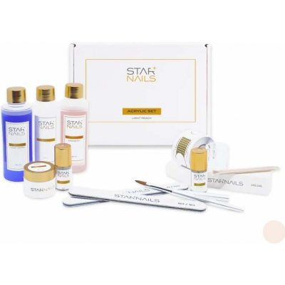 Starnails Sada STARNAILS Acrylic Set Light Peach modeláž akrylem – Zboží Dáma