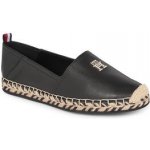 Tommy Hilfiger Th Leather Flat Espadrille FW0FW07720 Černá – Zbozi.Blesk.cz