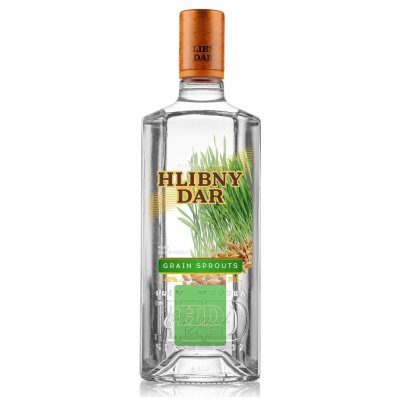 Vodka Hlibny Dar Grain Sprouts 40% 0,7 l (holá láhev)