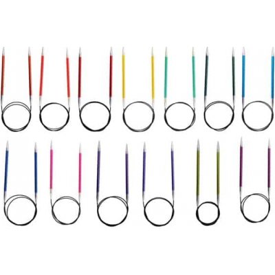 Jehlice KnitPro Zing - pevné kruhové jehlice 80cm - 2mm – Sleviste.cz