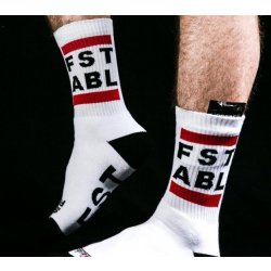 Ponožky Sk8erboy FST ABL 39–42 bílé bavlněné ponožky s kapsičkou