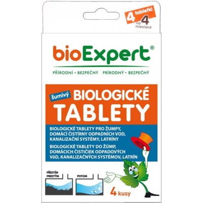 BIOEXPERT Tablety šumivé do septiku 4 ks – Zboží Mobilmania