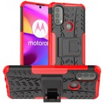 PROTEMIO 37994 STAND Extra odolný obal Motorola Moto E20/E30/E40 červený