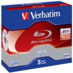 Verbatim BD-RE 25GB 2x, jewel, 5ks (43615) – Zbozi.Blesk.cz