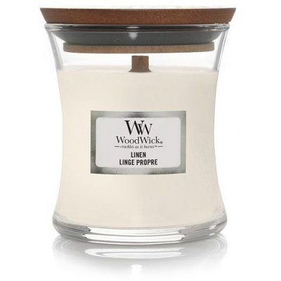 WoodWick Linen 85 g – Sleviste.cz