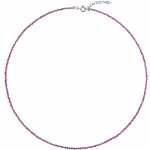 Again Jewelry Korálkový náhrdelník z rubínu AJKNA004 – Zboží Dáma