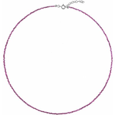 Again Jewelry Korálkový náhrdelník z rubínu AJKNA004 – Zboží Dáma