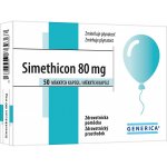 Generica Simethicon 80 mg 50 měkkých želatinových kapslí – Hledejceny.cz