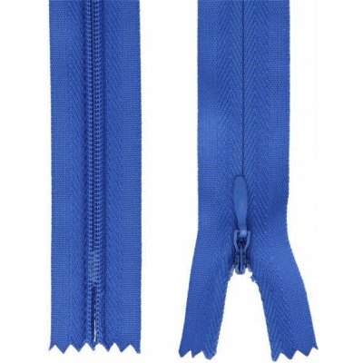 Zip spirálový skrytý 3 mm, 30 cm, nedělitelný, jezdec dekorativní - 340 – Hledejceny.cz