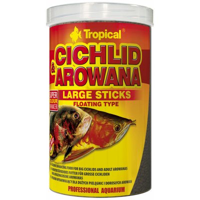 Tropical Cichlid & Arowana Large Sticks 250 ml, 75 g – Zbozi.Blesk.cz