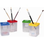 Stojánek na vodu Toy Color transparentní s víčkem mix barev – Hledejceny.cz