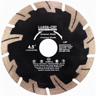 Laser Cut Diamantový kotouč 115 x 22.2 x 7 mm L00121 – Zboží Dáma